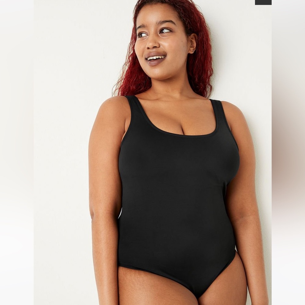 PINK scoop one piece swimsuit